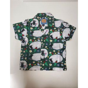 Wacky Jack Kids Sheep Button Up Shirt 6moths
